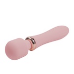 Crushious Jinx Bagheta Dubla de Masaj cu Incalzire Roz Bagheta Magica pentru Dorintele Tale Cele Mai Ascunse