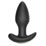 Toosh Dop Anal din Silicon cu Vibratii si Rotatii Control din Telecomanda