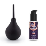 Crushious Curat si Pregatit Dus Anal 90 ml si Lubrifiant Anal 50 ml Senzatii Anale Fara Surprize