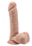 Get Real Dildo 18 cm cu Testicule - Natural