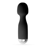 Crushious Dorinta de a Explora Mini Bagheta Vibratoare Neagra Calatoreste Catre Noi Orgasme