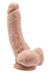 Get Real Dildo 20 cm cu Testicule - Natural