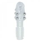 Toyz4Lovers Manson Elastic cu Bile pentru Penis Prelungitor Penis 13,5 cm